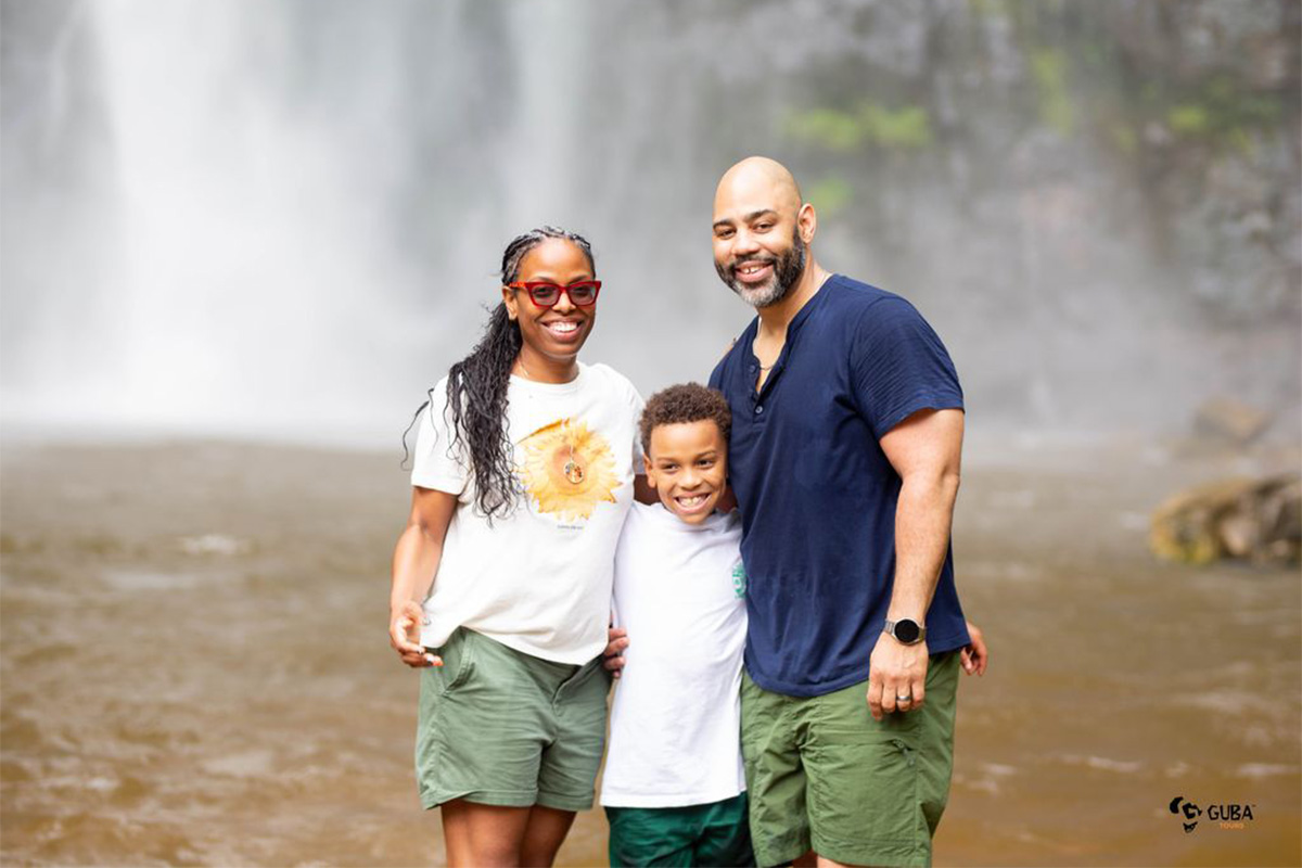Family time in Ghana